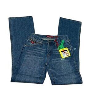 David & Goliath Todd Pants Jeans Blue Denim Straight-Leg Womens Size 26 Flared